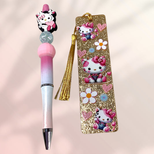 pen and bookmark set