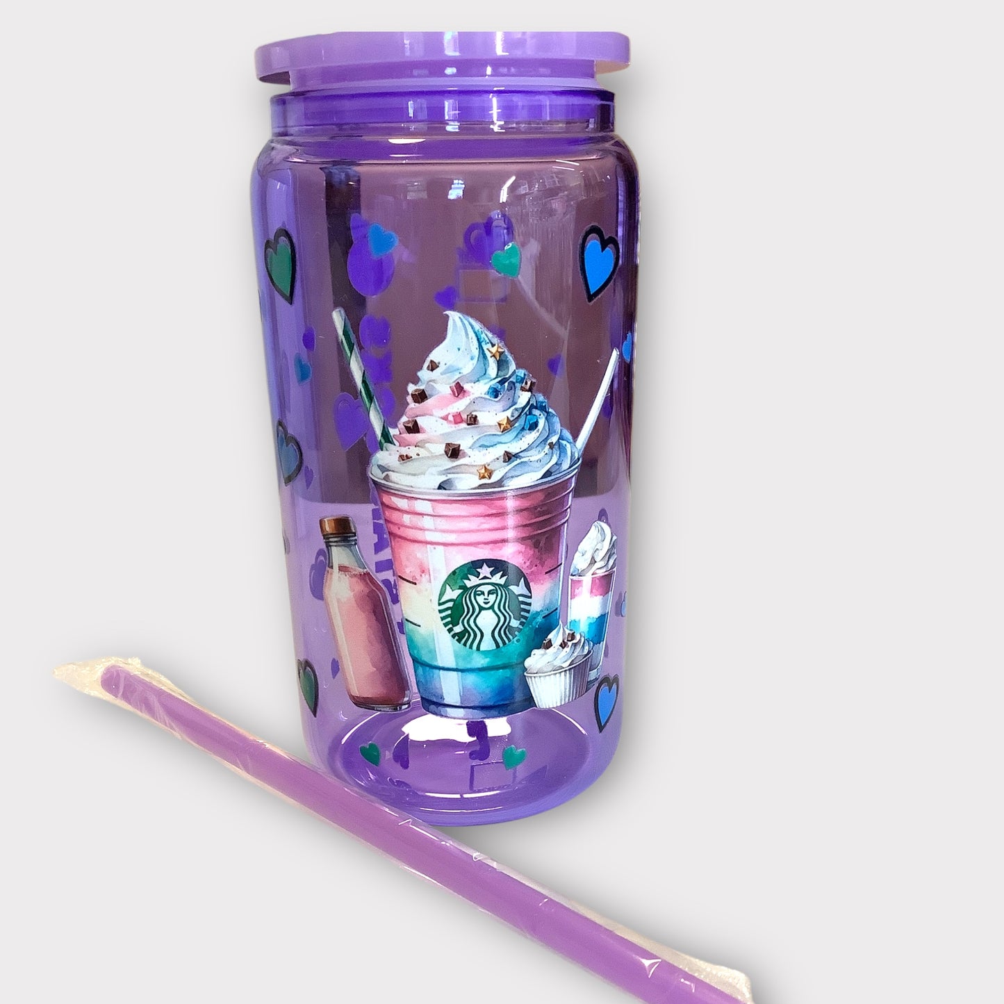 Vaso de cristal 16 onzas